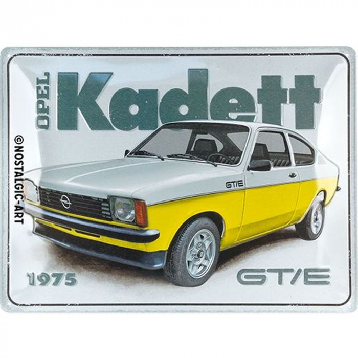 Blechschild Opel Kadett 1